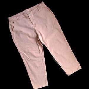 Old Navy Extra High Rise Jeans 24 Curvy Ski-Hi Straight Dusty Pink Smooth